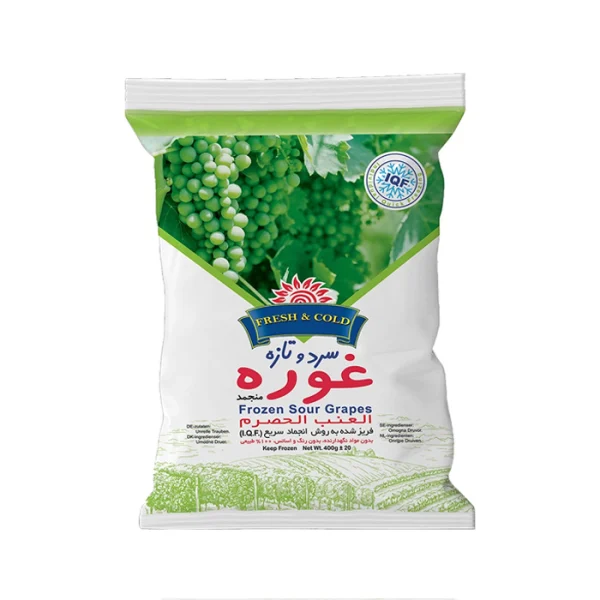 غوره منجمد شده سرد و تازه _ 400 گرمی